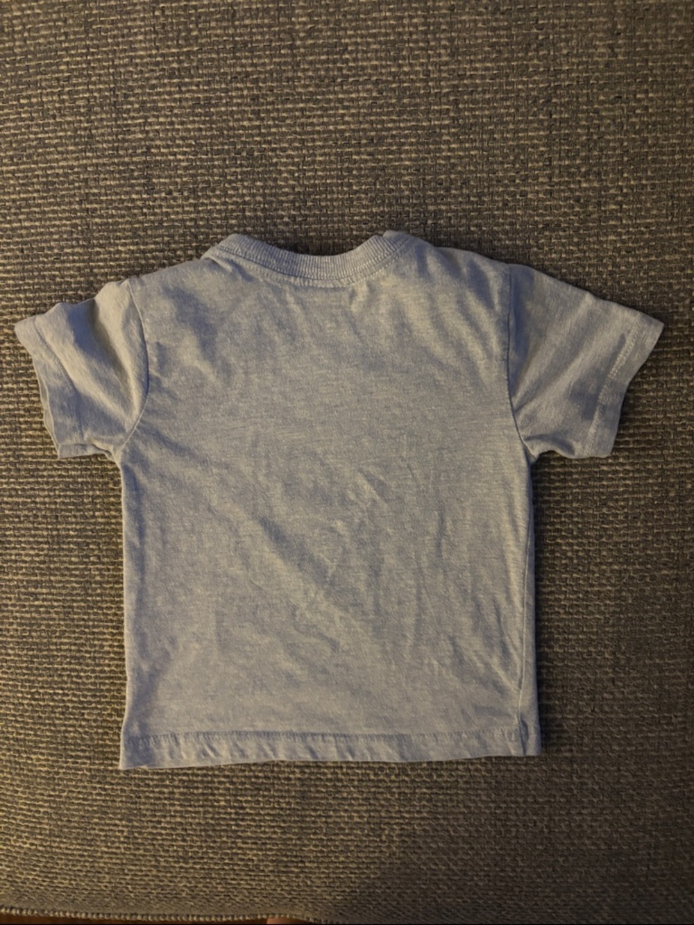 RESERVED for KIERSTEN Short Sleeve Shark Pizza Tee in Light Blue - Picture 3 of 3